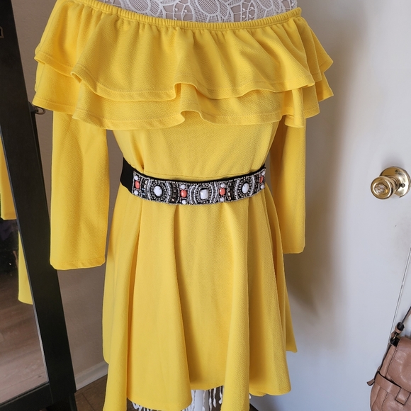 YELLOW rue 107 skater dress - Picture 4 of 8